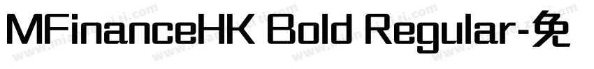 MFinanceHK Bold Regular字体转换